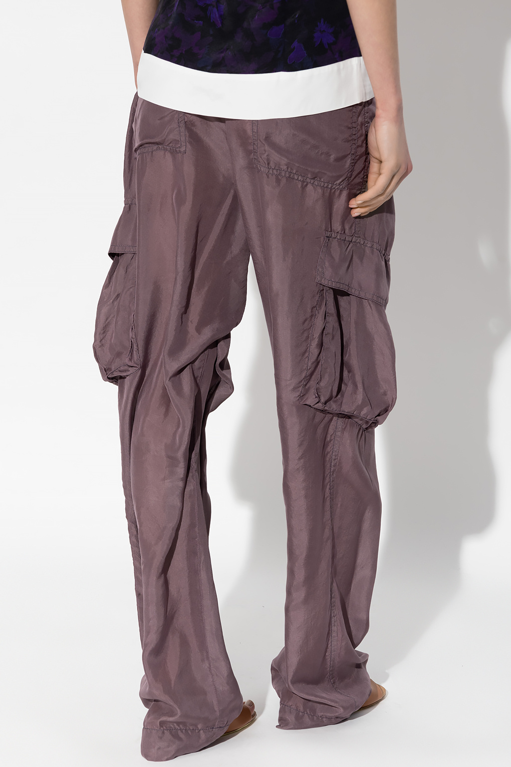 Dries Van Noten Silk cargo trousers | Women's Clothing | Vitkac